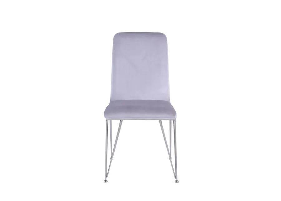 FERNANDA GREY CONTEMPORARY UPHOLSTERED SIDE CHAIR