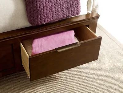 Kincaid Elise Spectrum Amaretto Queen Storage Bed