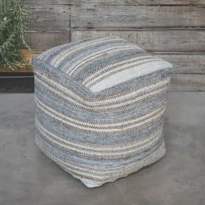 Uttermost Mesick Light Gray Pouf