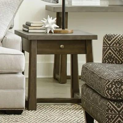 TORRES RECTANGULAR DRAWER END TABLE