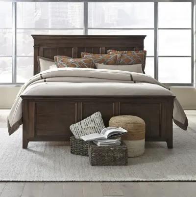 Liberty Furniture Saddlebrook Tobacco Queen Panel Bed