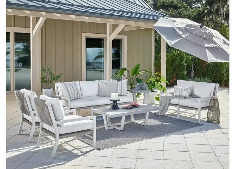 COASTAL LIVING OUTDOOR TYBEE CHALK ALUMINUM SOFA