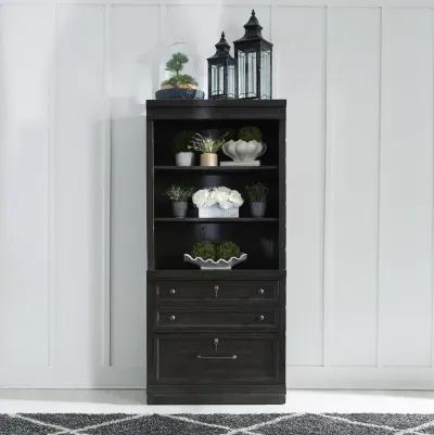 Liberty Furniture Harvest Home Black Hutch & Cabinet Set