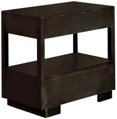 Coaster Durango 2-Drawer Nightstand Smoked Peppercorn