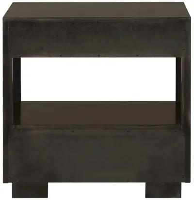 Coaster Durango 2-Drawer Nightstand Smoked Peppercorn