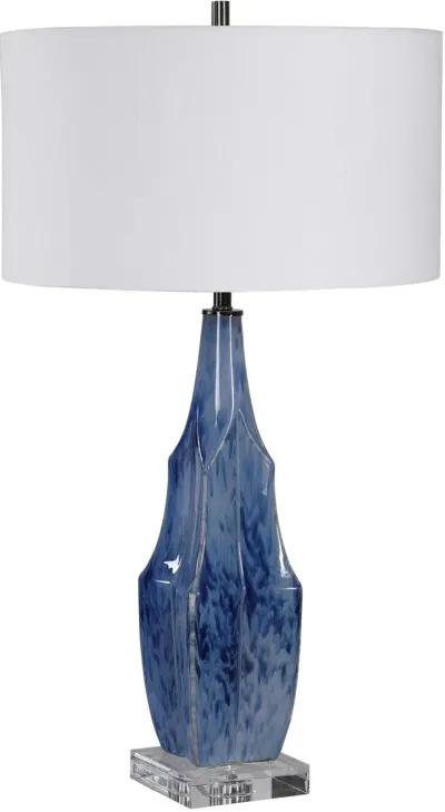 Uttermost Everard Blue Table Lamp