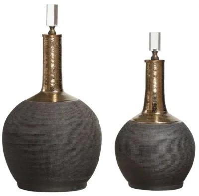 Uttermost Arnav Matte Black Bottles