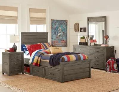 Legacy Classic Kids/Teens Bunkhouse Complete Twin Louvered Panel Bed