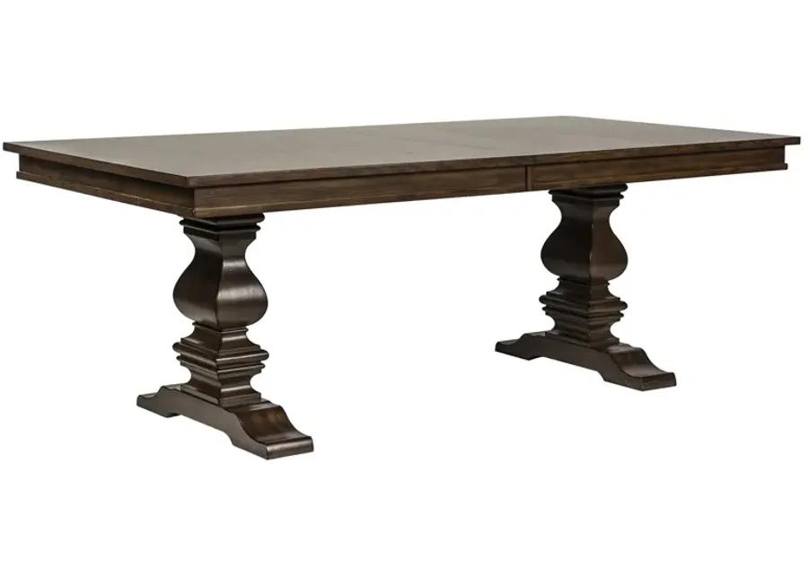 7 PIECE TRESTLE TABLE SET - ARMAND