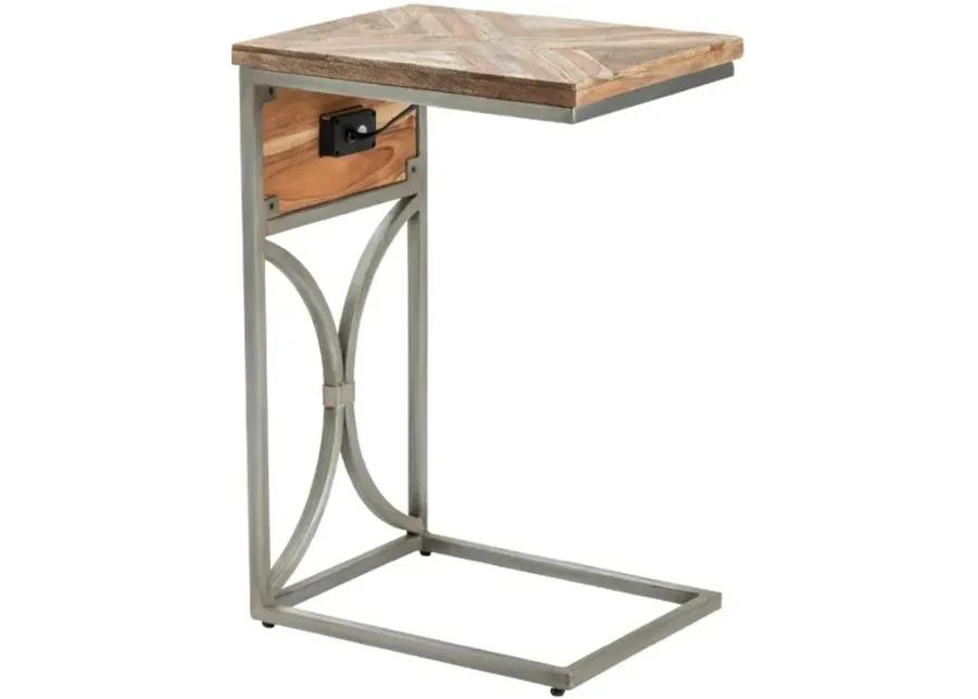 BENGAL MANOR BROWN/GRAY C SIDE TABLE