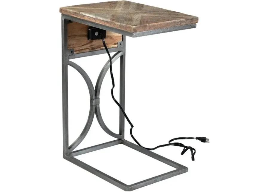 BENGAL MANOR BROWN/GRAY C SIDE TABLE