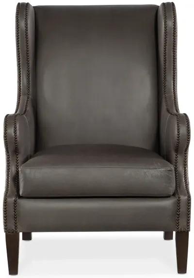 Hooker Furniture Club Leather Chair with Faux Croc