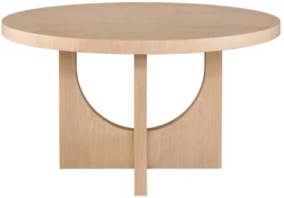 NOMAD CALLON WHITE OAK ROUND DINING TABLE