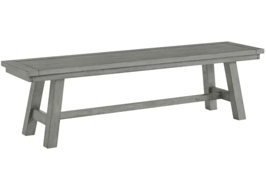 BEACH HOUSE BENCH IN DOVE GREY