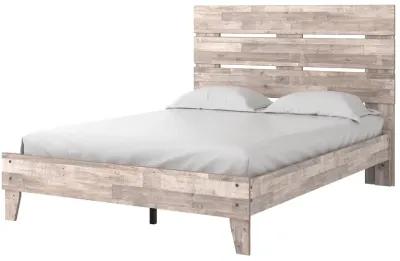 Neilsville Whitewash Queen Panel Platform Bed