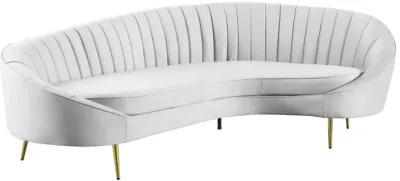 DALLAS GREY MODERN CHAISE-STYLE SOFA WITH PET & STAIN RESISTANT FABRIC