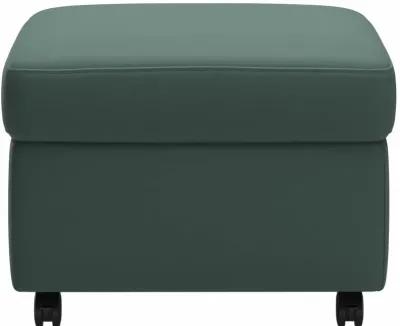 Stressless Leather Modern Aqua Green Medium Ottoman