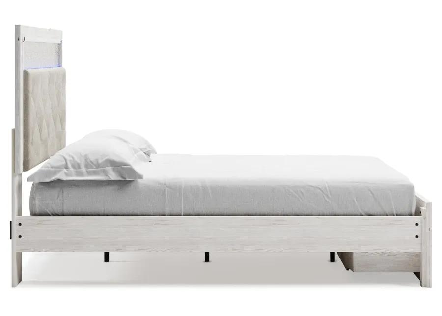 ALTYRA QUEEN UPHOLSTERED STORAGE BED WHITE SIGNATURE DESIGN