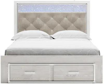 Ashley Altyra White Queen Upholstered Storage Bed