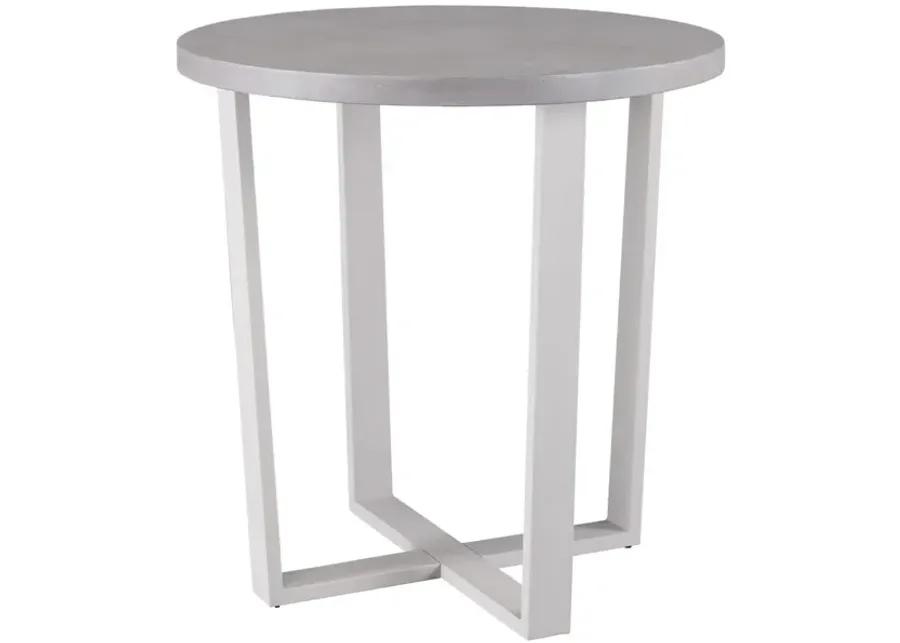 COASTAL LIVING OUTDOOR SOUTH BEACH CHALK/GRAY BAR TABLE