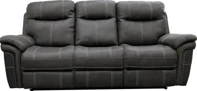 Parker House Mason Collection Power Reclining Sofa in Charcoal Color