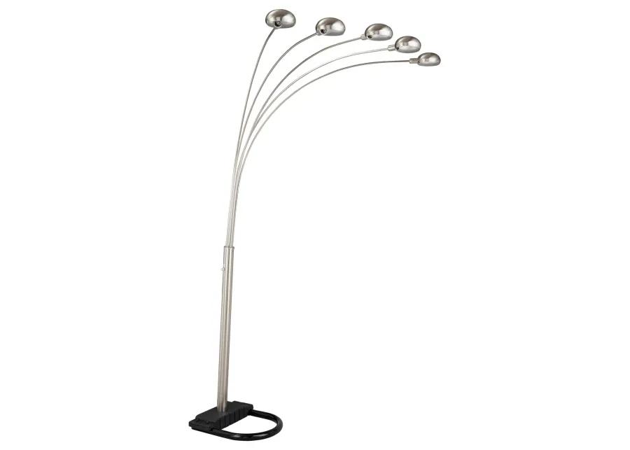 FLOOR LAMP BLACK/CHROME