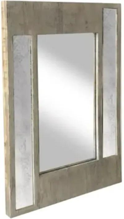 Crestview Mayberry Nickel Wall Mirror