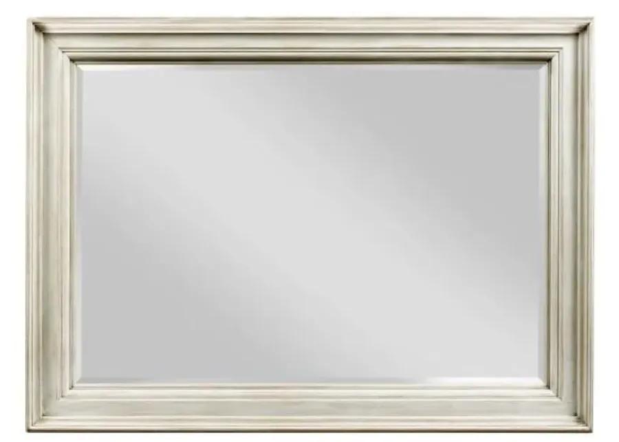 LITCHFIELD BEVELED GLASS LANDSCAPE RECTANGULAR MIRROR - SUNWASHED