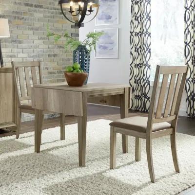 Liberty Furniture 3-Piece Sandstone Drop Leaf Dining Table Set Sun Valley