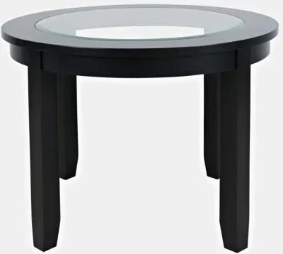 Jofran Urban Icon Round Dining Table Black