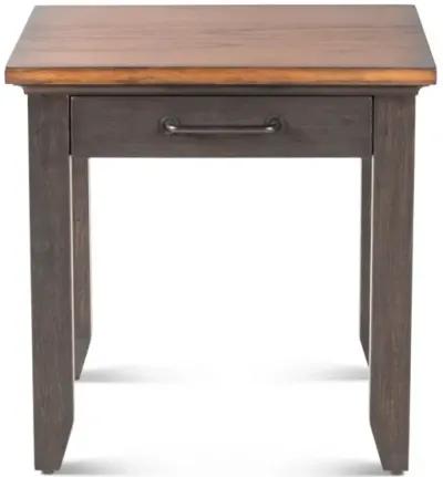 BEAR CREEK BROWN END TABLE