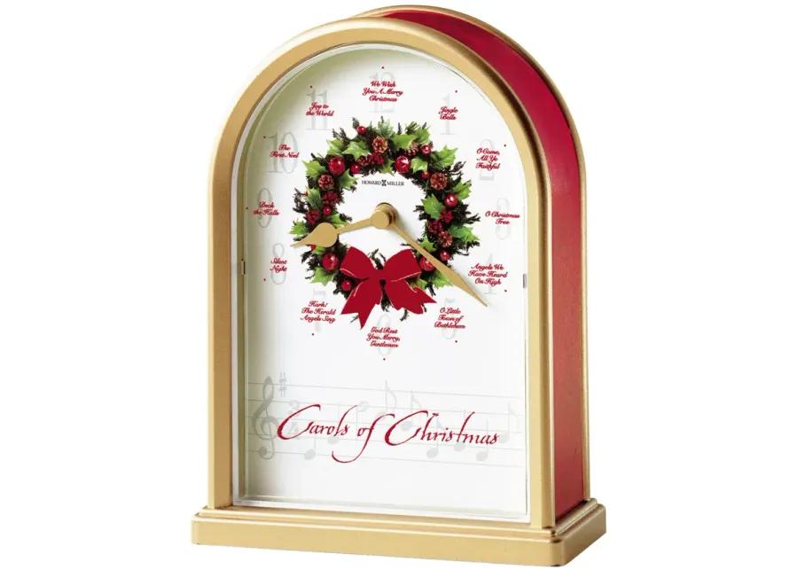 CAROLS OF CHRISTMAS II TABLETOP CLOCK