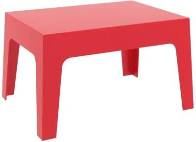 Compamia Box Resin Outdoor Coffee Table Red