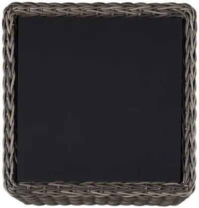 Universal Coastal Living Outdoor Montauk Black/Gray Square End Table