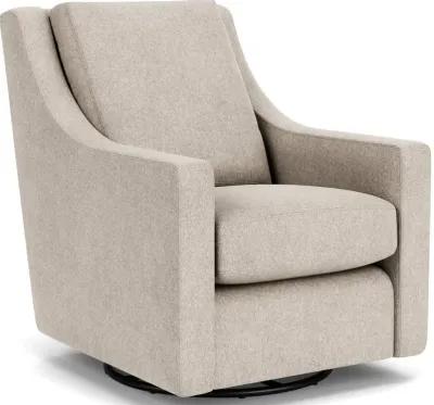 Flexsteel South Haven White Shell Swivel Chair