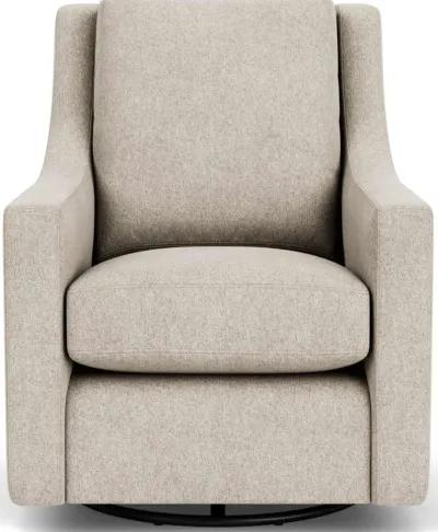 Flexsteel South Haven White Shell Swivel Chair