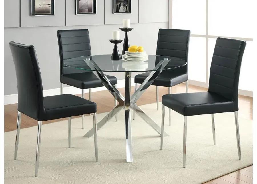 VANCE DINING TABLE CHROME VANCE COLLECTION