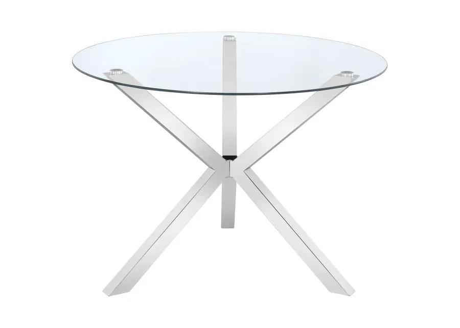 VANCE DINING TABLE CHROME VANCE COLLECTION