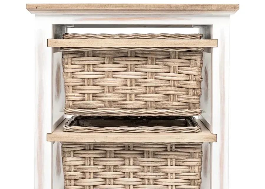 ISLAND BREEZE 3-BASKET STORAGE CABINET