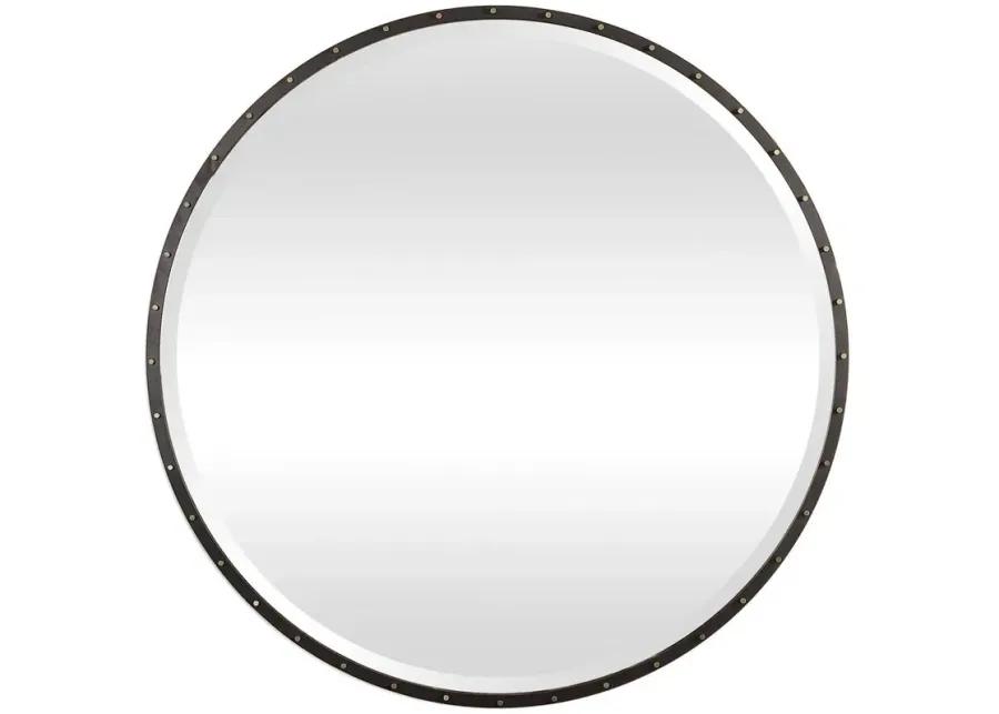 BENEDO BLACK ROUND MIRROR