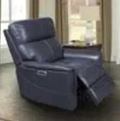 Parker House Reed Collection Power Recliner in Indigo