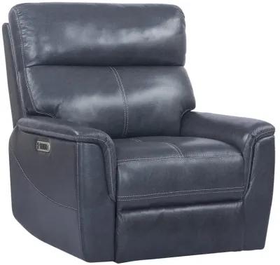 Parker House Reed Collection Power Recliner in Indigo