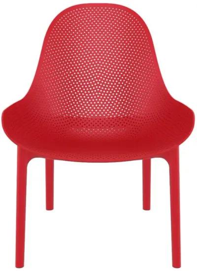 Sky Lounge Patio Chair Red