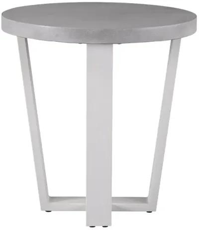 Universal Coastal Living Outdoor South Beach Chalk/Gray Patio Table