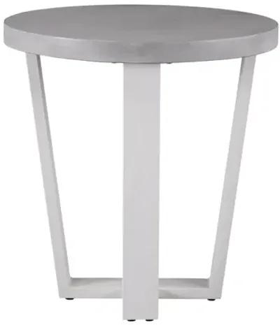 Universal Coastal Living Outdoor South Beach Chalk/Gray Patio Table