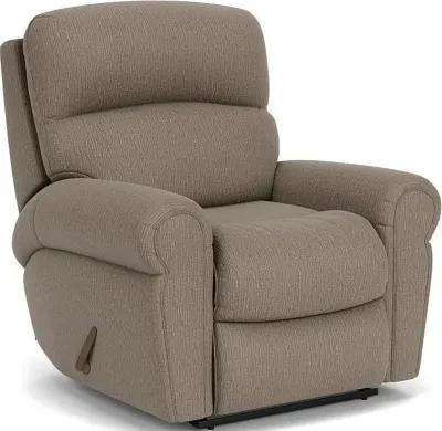 Flexsteel Langston Brown Pewter Manual Recliner