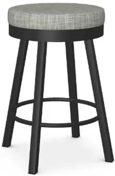 Amisco Rudy Backless Counter Height Swivel Stool