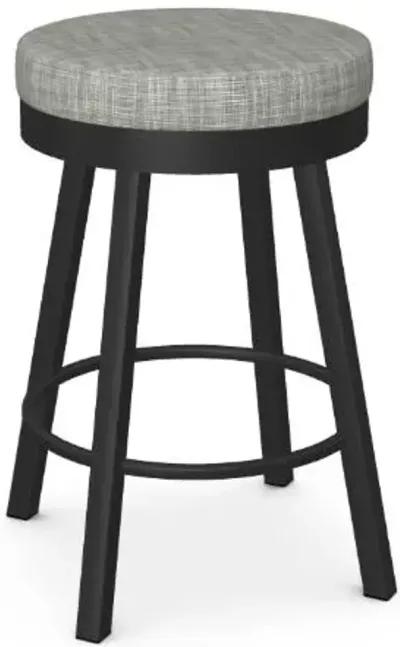 Amisco Rudy Backless Counter Height Swivel Stool