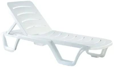 Sunlight Pool Chaise Lounge Chair White