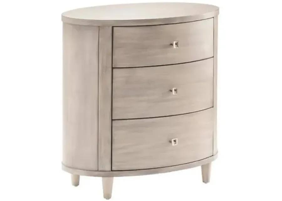 HAWTHORNE ESTATE GREY WASH OVAL CHEST